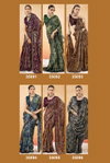Shubhakshi 02 By Vallabhi Brasso Floral Print With Swarovsaki Work Saree Wholesale Distributors In India